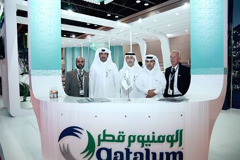 Qatalum centre stage at aluminium Middle East Dubai 2013 Qatalum centre stage at aluminium Middle East Dubai 2013