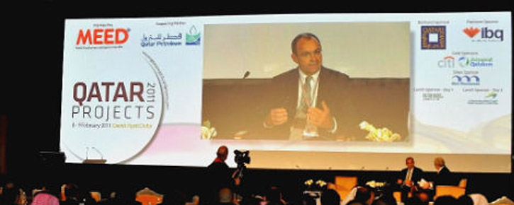 CEO speaks in strategic panel session at Qatar Projects 2011