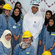 زيارة طلاب جامعة قطر لشركة الومنيوم قطر
